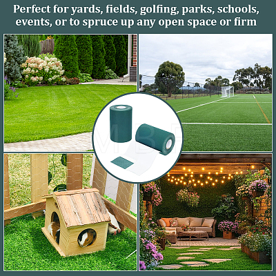 10M Non-woven Fabrics Grass Seaming Tape Lawn Fixing AJEW-WH0481-617-1