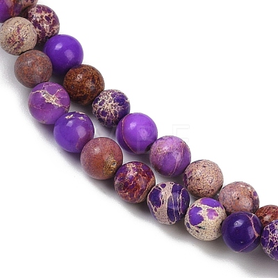 Dyed Natural Regalite/Imperial Jasper/Sea Sediment Jasper Beads Strands G-B124-C04-09-1