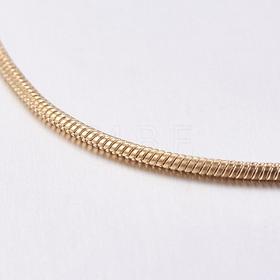 Soldered Brass Round Snake Chain X1-CHC-L002-02-1