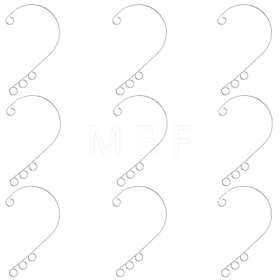 SUNNYCLUE 80Pcs 316 Stainless Steel Ear Cuff Findings STAS-SC0005-96-1