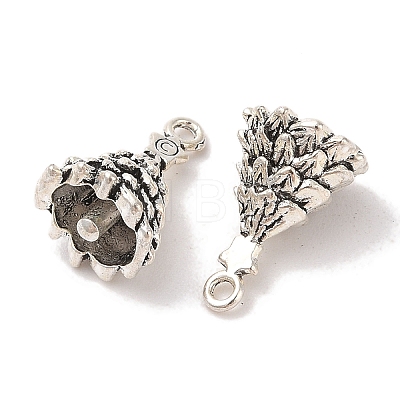 Tibetan Style Alloy Pendants TIBEP-GC101-AS-RS-1