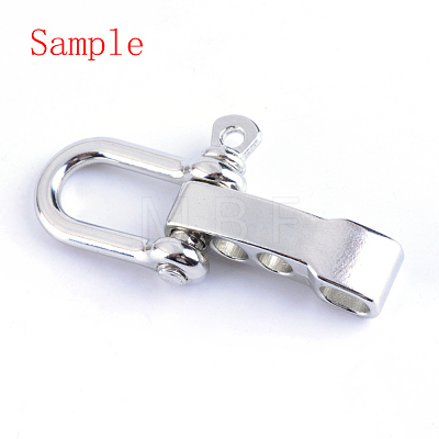 304 Stainless Steel Shackles Clasps Findings STAS-O114-092AS-1