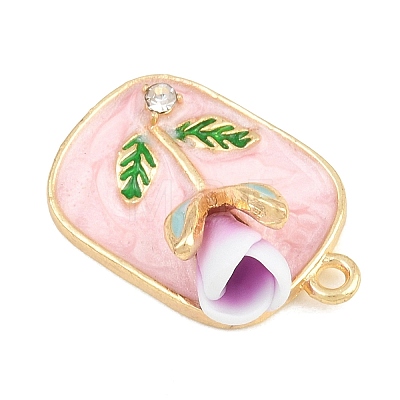 Alloy Enamel Pendants RB-CBA01F2-04G-D-1