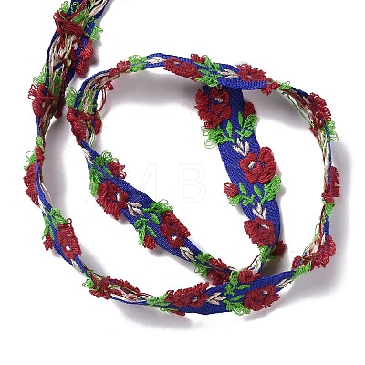 Polyester Floral Ribbon SRIB-XCP0001-19-1