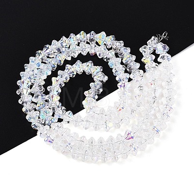Electroplate Glass Beads Strands EGLA-T021-22A-1