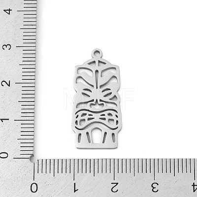 304 Stainless Steel Pendants STAS-U041-03B-P-1