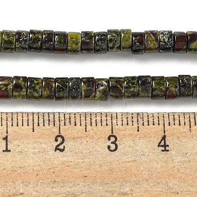 Natural Dragon Blood Jasper Beads Strands G-E571-B01-01-1