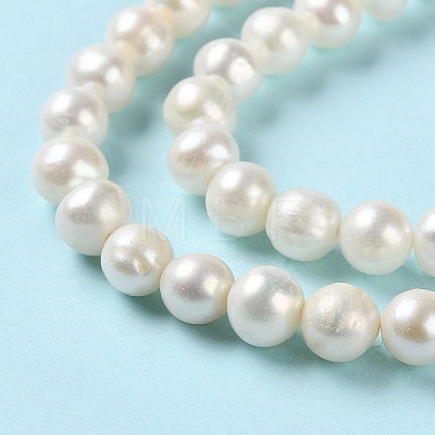 Natural Cultured Freshwater Pearl Beads Strands PEAR-E018-40-1