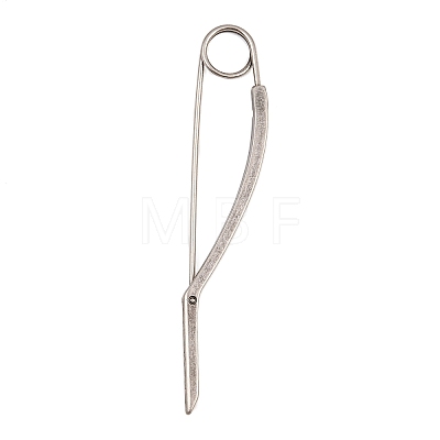 Alloy Extra Large Safety Pin Brooches JEWB-Z051-01P-02-1