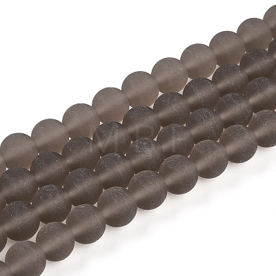Transparent Glass Beads Strands GLAA-T032-T8mm-MD02-1