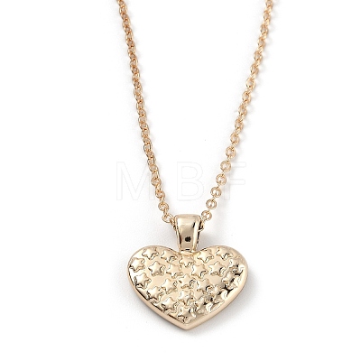 Golden Plated Heart with Constellation/Zodiac Sign Alloy Enamel Pendant Necklaces NJEW-H214-A10-G-1