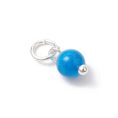 Dyed Natural Freshwater Shell Pendants PALLOY-JF05139-02-1