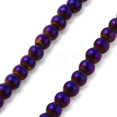 Synthetic Magnetic Hematite Beads Strands G-P545-K01-01G-1