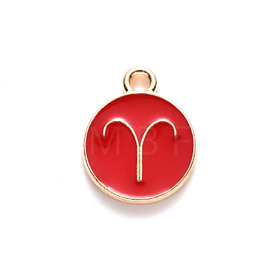 Alloy Enamel Pendants LS-ENAM-S124-01B-07A-1