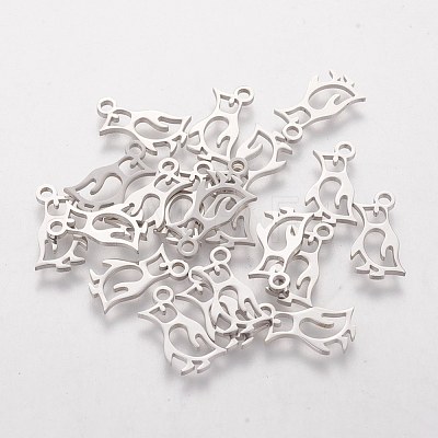 201 Stainless Steel Charms STAS-S105-T212-1