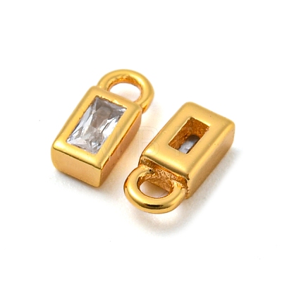 Real 18K Gold Plated 925 Sterling Silver Charms STER-K176-03E-G-1