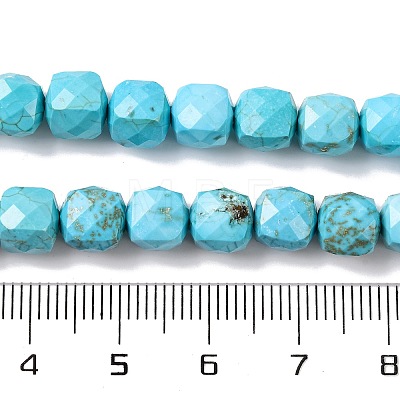 Natural Howlite Beads Strands G-G001-B03-05-1