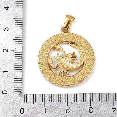 304 Stainless Steel Pendants STAS-C131-03G-1