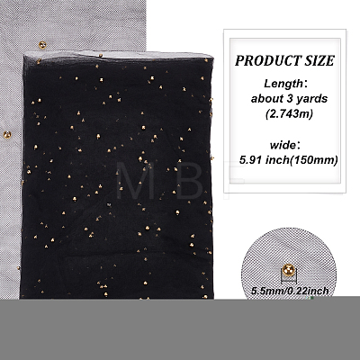 Nylon Tulle Mesh Fabric DIY-WH0410-71A-1