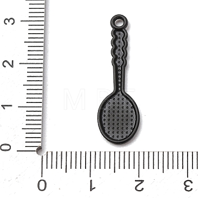Coffee Alloy Enamel Pendants ENAM-I089-01B-02-1