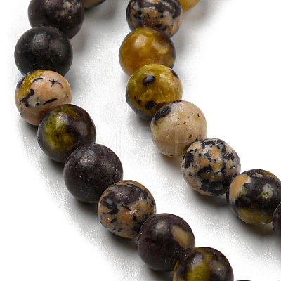 Natural Cherry Blossom Jasper Beads Strands G-C079-A02-01-1