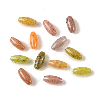Baking Paint Glass Beads DGLA-G004-02B-1