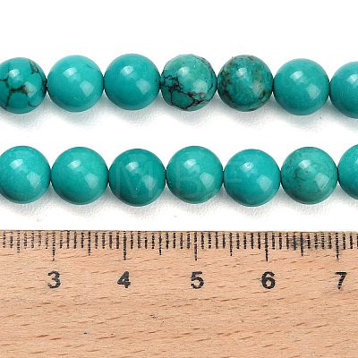 Natural Howlite Beads Strands G-Z149-A01-8mm-1