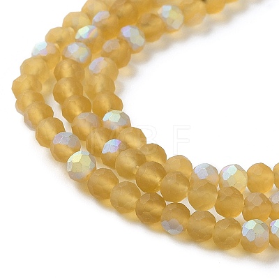 Transparent Glass Beads Strands EGLA-A044-T6mm-MB04-1