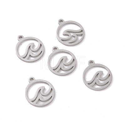 Non-Tarnish 201 Stainless Steel Charms STAS-G281-01P-01-1