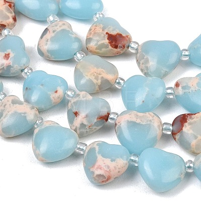Synthetic Shoushan Stone Beads Strands G-NH0069-A05-1