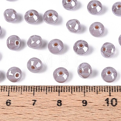 Opaque Colours Glass Seed Beads SEED-N007-34J-1