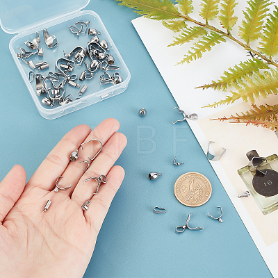 Unicraftale 70Pcs 7 Style DIY Jewelry Making Finding Kit STAS-UN0031-47-1