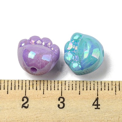 AB Color Plated Acrylic Beads MACR-M041-02-1