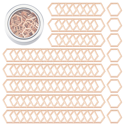 100Pcs Alloy Linking Rings FIND-HS0002-67RG-1