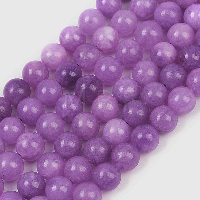 Dyed Natural Malaysia Jade Beads Strands G-G021-02C-05-1