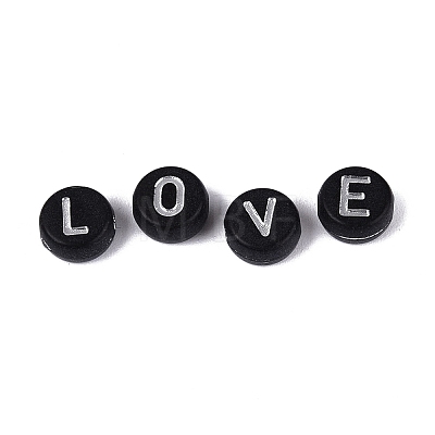 Opaque Acrylic Beads SACR-Q001-04A-M-1