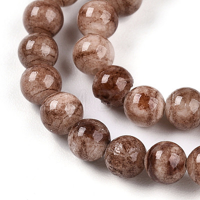 Natural Persian Jade Beads Strands G-A255-A02-04E-1