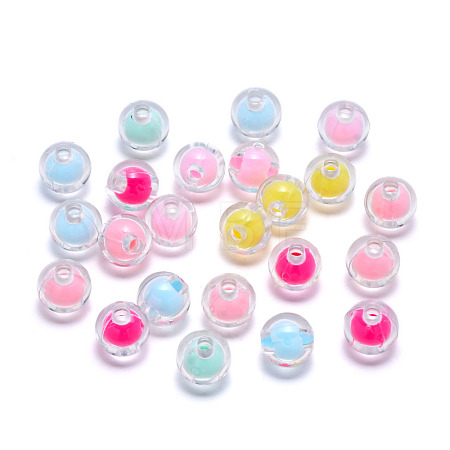 Transparent Acrylic Beads TACR-S135-002-1