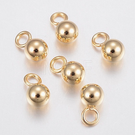 304 Stainless Steel Sphere Charms X-STAS-H436-67-4mm-1