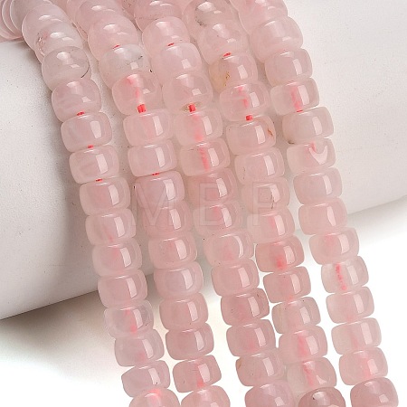 Natural Rose Quartz Beads Strands GG-CBA792A-G06-4x7mm-1