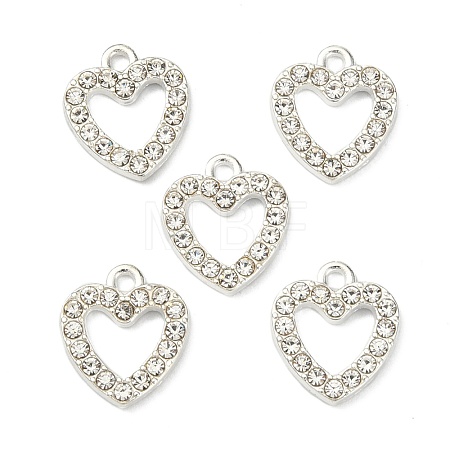 Alloy Rhinestone Charms ALRI-Q065-78S-1