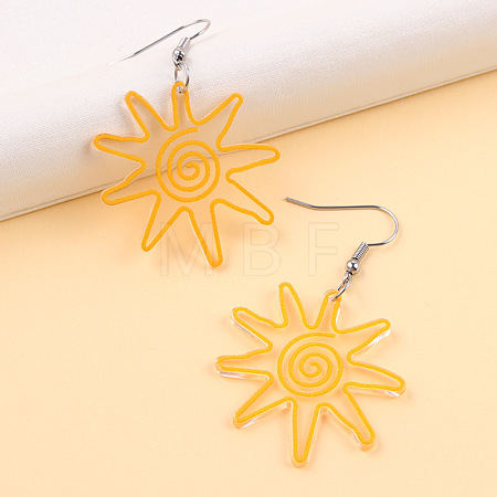Acrylic Dangle Earrings FS-WGF1684-05-1