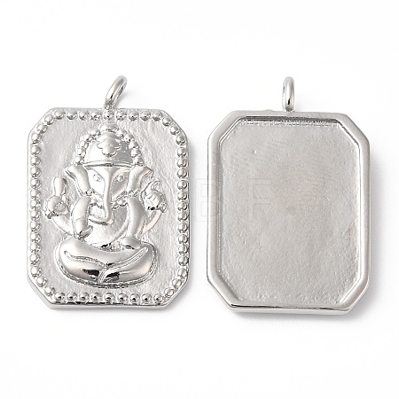 Eco-Friendly Rack Plating Brass Pendants KK-R143-20P-1