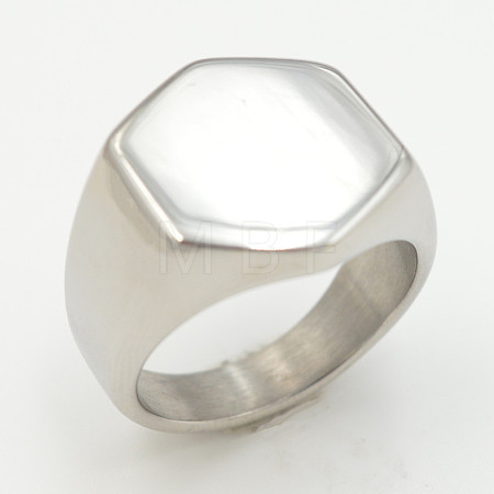 304 Stainless Steel Finger Rings FS-WG5F41B-23-1