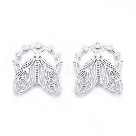 Non-Tarnish 201 Stainless Steel Pendants STAS-N090-LA925-1-1