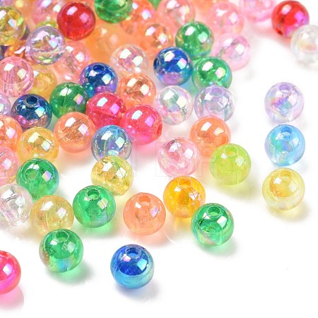 Eco-Friendly Transparent Acrylic Beads X-PL733M-1