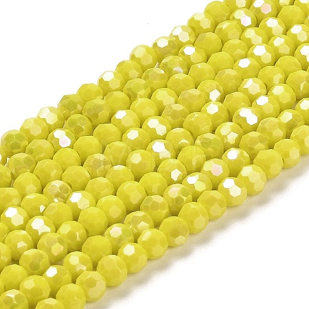 Opaque Glass Beads Stands LS-EGLA-A035-P4mm-B04-1