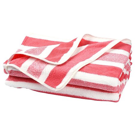 Polyester Stripe Towel AJEW-FZC0001-007D-1