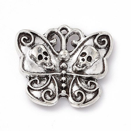 Tibetan Style Alloy Pendants FIND-A021-05AS-1
