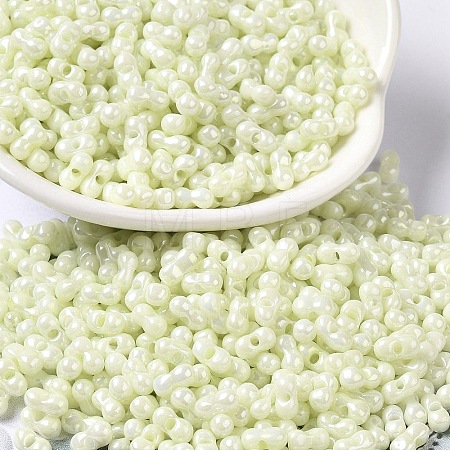 Opaque Colours Luster Glass Seed Beads SEED-B001-01A-01-1